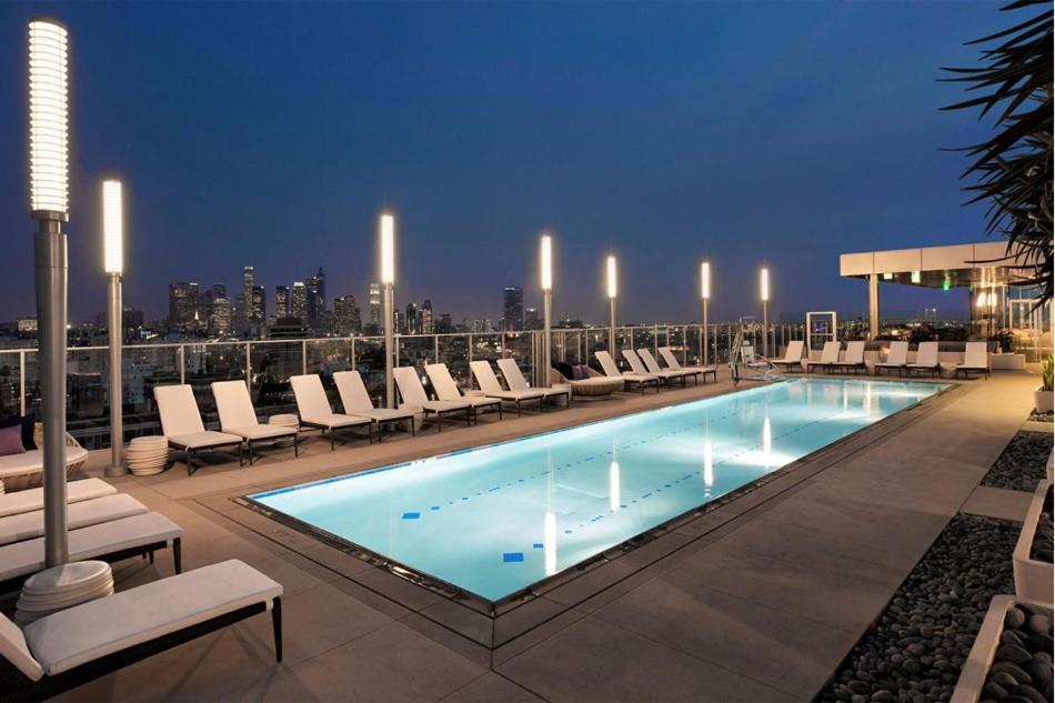 Modern Luxury 2 Bed With Panoramic City Views In Downtown La Los Angeles Exterior foto